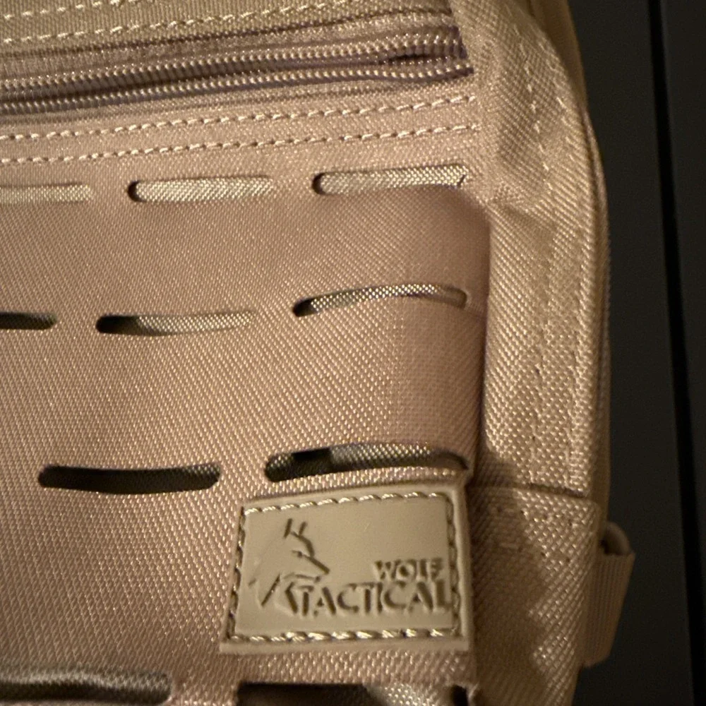 Wolf Tactical Cross Bag- Brown -Very Good Condition-Except For Initial Inside